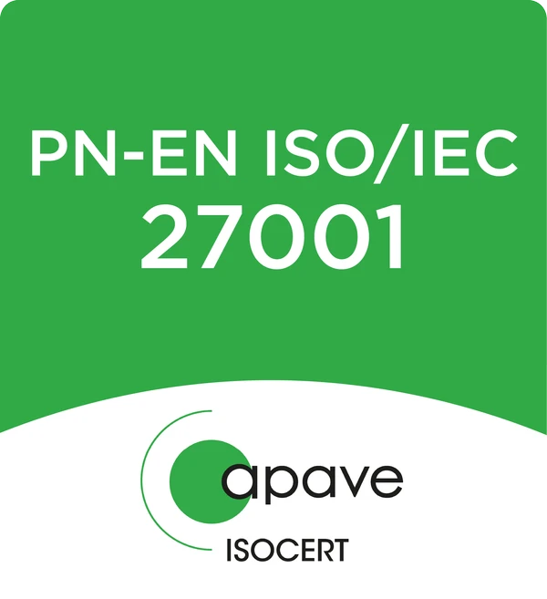 Certyfikat ISO 27001