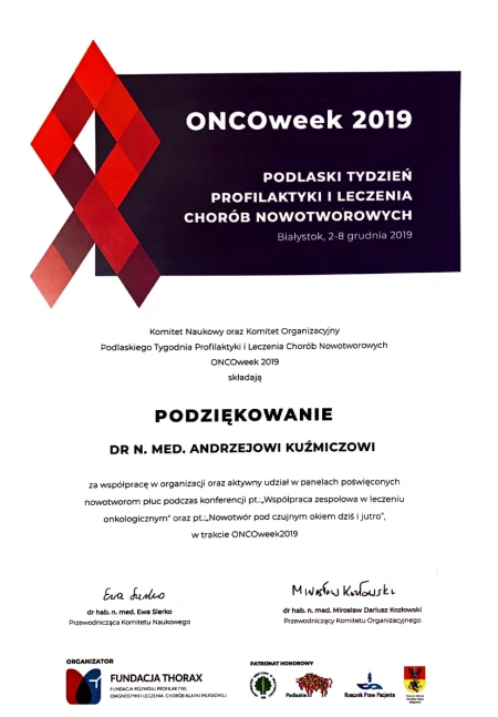 ONCOweek 2019 z udziałem TMS Diagnostyka